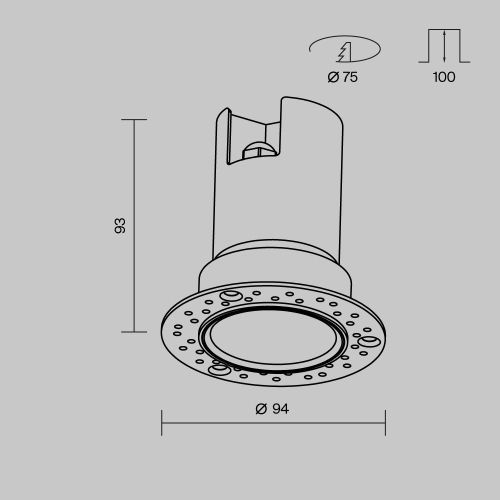Уличный потолочный светильник Outdoor O501DL-L10W3K фото 10