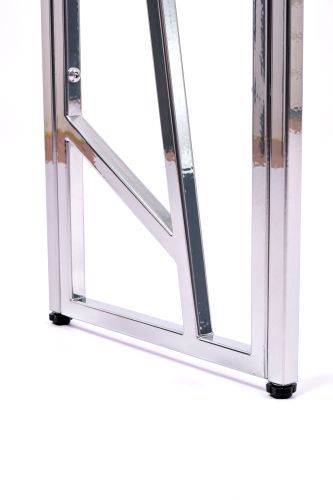 Консольный стол 1092-CS clear серебряный AllConsoles 100x25x80 фото 6