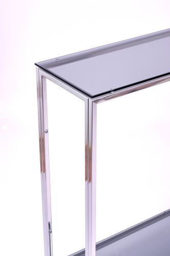 Консольный стол 1082-CS grey серебряный AllConsoles 100x25x80 фото 7