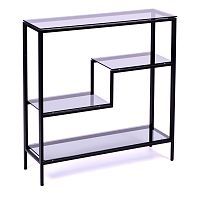 Консольный стол 1014-CB grey черный муар AllConsoles 80x25x80
