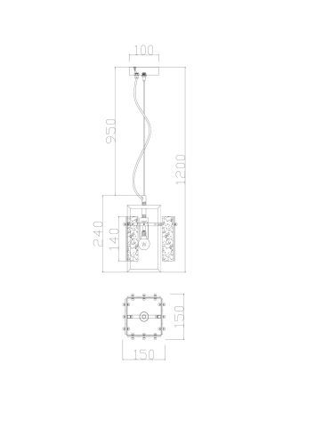 Подвесной светильник Freya FR5166PL-01BS фото 4