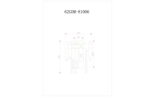 62GDM-81006  Бра Виктория (Vittoria) S золото 20*34см фото 3