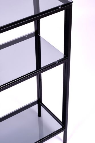 Консольный стол 1014-CB grey черный муар AllConsoles 80x25x80 фото 6