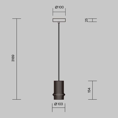 Подвесной светильник Maytoni MOD430PL-L5W3K фото 7