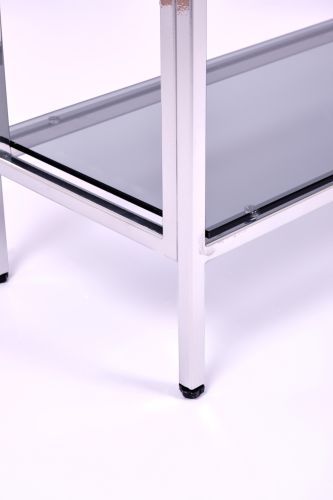 Консольный стол 1084-CS grey серебряный AllConsoles 80x25x80 фото 5