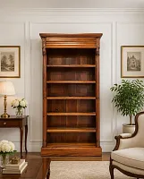 Стеллаж книжный из массива BSAH-M (орех, 92х33х180 см)