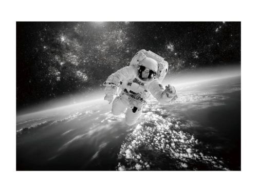 Стеклянная картина Космонавт 80*120 см