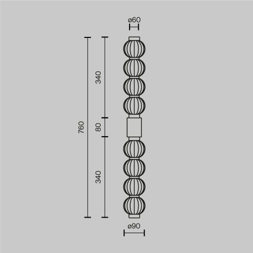 Настенный светильник (бра) Maytoni MOD555WL-L13G3K фото 10