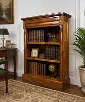 Стеллаж книжный из массива BSAL-M (орех, 92х33х120 см)					