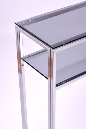 Консольный стол 1042-CS grey серебряный AllConsoles 100x25x80 фото 7