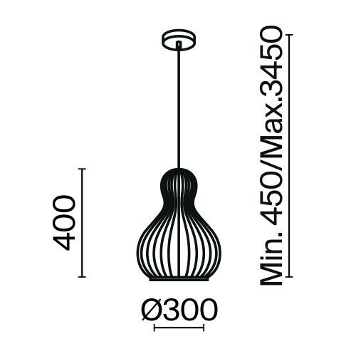 Подвесной светильник Maytoni MOD192PL-01W1 фото 4