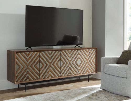 A4000577 Dreggan Комод-буфет акцентный, Ashley Furniture 193х40 h=77 см фото 6