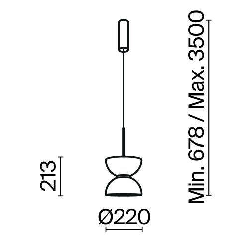 Подвесной светильник Maytoni MOD178PL-L11B3K фото 2