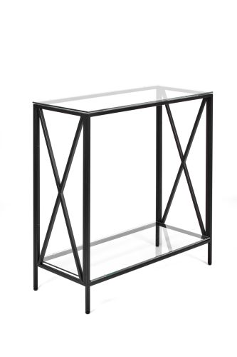 Консольный стол 1033-CB clear черный муар AllConsoles 80x35x80 фото 9