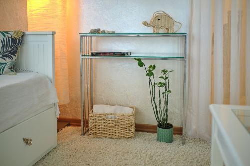 Консольный стол 1124-CS clear серебряный AllConsoles 80x25x80 фото 2
