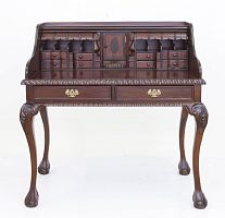 Стол бюро из массива Чиппендейл, 105*66*115 см, темный орех