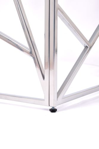 Консольный стол 1051-CS clear серебряный AllConsoles 100x35x80 фото 5