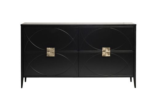 151SV-00001 Комод черный 160*90*40см