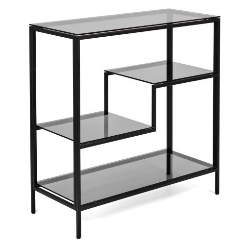 Консольный стол 1013-CB grey черный муар AllConsoles 80x35x80