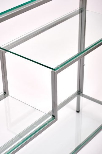 Консольный стол 1012-CS clear серебряный AllConsoles 100x25x80 фото 5