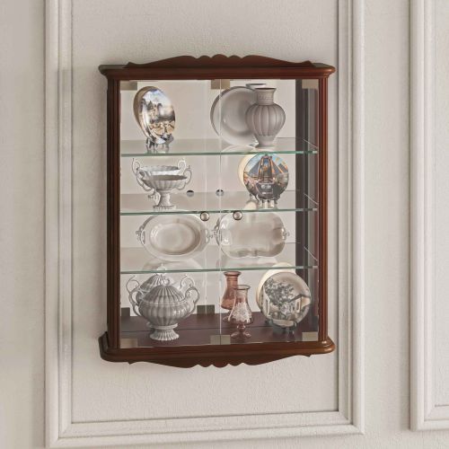 Витрина настенная Classic 46 Nogal Claro IDC 66*15*50 см фото 10