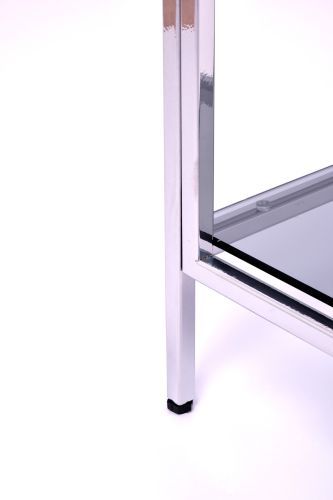 Консольный стол 1084-CS grey серебряный AllConsoles 80x25x80 фото 4