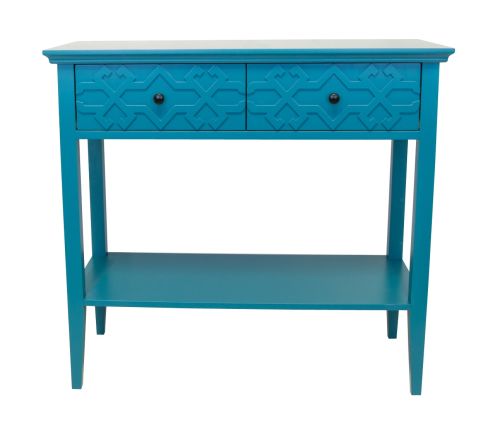 Дизайнерская консоль Friz Blue синий 84*41*90 см