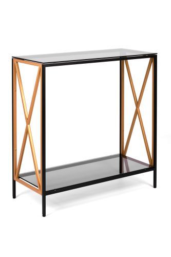 Консольный стол 1033-CB_G grey черный муар, золотой AllConsoles 80x35x80 фото 6