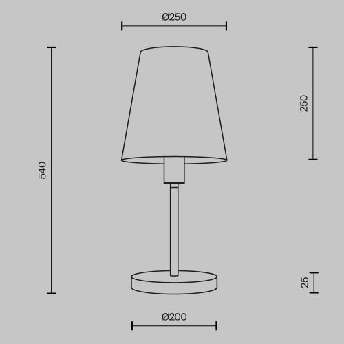 Настольный светильник Maytoni MOD483TL-01BS фото 7
