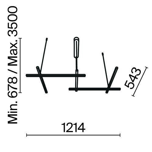 Подвесной светильник Maytoni MOD278PL-L50G3K фото 5