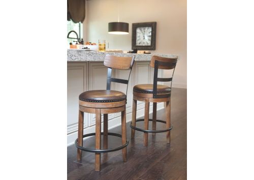 Поворотный барный стул Pinnadel D542-124, Ashley Furniture фото 3
