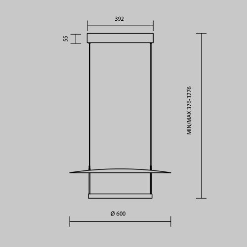 Подвесной светильник Maytoni MOD280PL-L30B3K1 фото 8