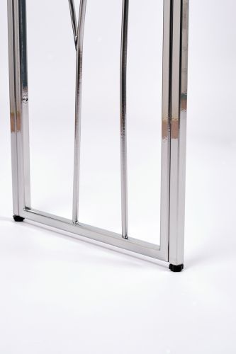 Консольный стол 1123-CS clear серебряный AllConsoles 80x35x80 фото 3