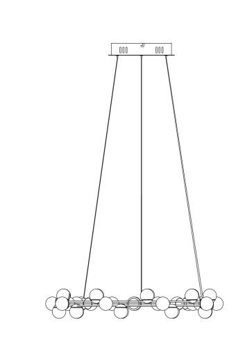 Подвесной светильник Maytoni MOD081PL-L50G3K фото 10