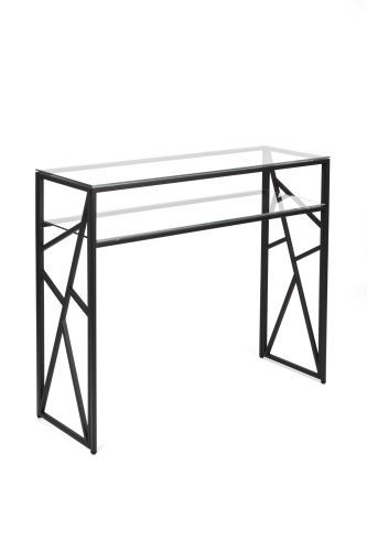 Консольный стол 1091-CB clear черный муар AllConsoles 100x35x80 фото 7