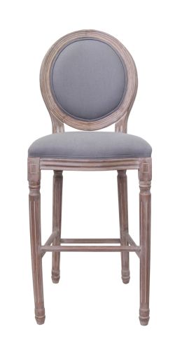 Стул мягкий барный Filon grey, серый