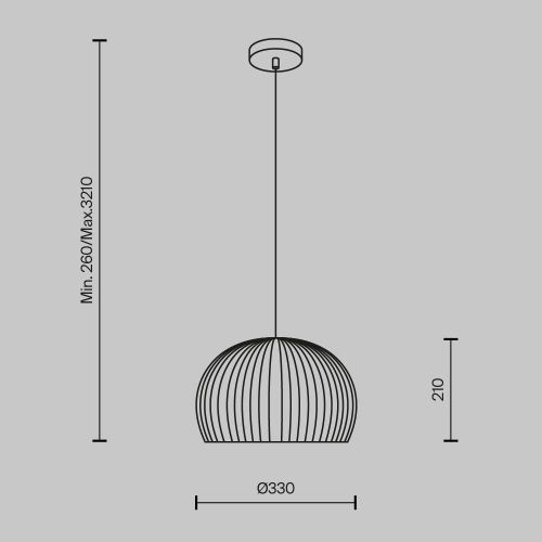 Подвесной светильник Maytoni MOD195PL-01W фото 10