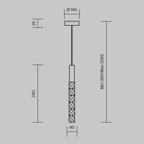 Подвесной светильник Maytoni MOD328PL-L3CH3K фото 7
