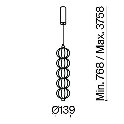 Подвесной светильник Maytoni MOD216PL-L10G3K фото 5
