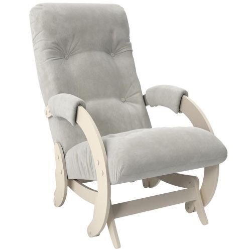 Кресло гляйдер Модель 68  (Verona lite Grey/Дуб шампань)