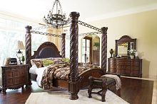 Кровать с балдахином North Shore (King 193x203 см), Ashley Furniture