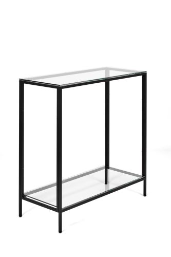 Консольный стол 1083-CB clear черный муар AllConsoles 80x35x80 фото 7