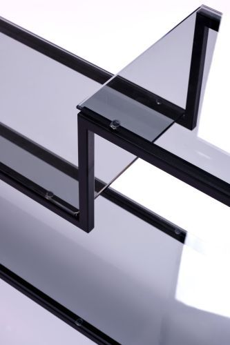 Консольный стол 1012-CB grey черный муар AllConsoles 100x25x80 фото 4