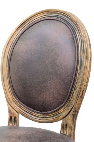 Стул медальон Volker antique gold фото 5