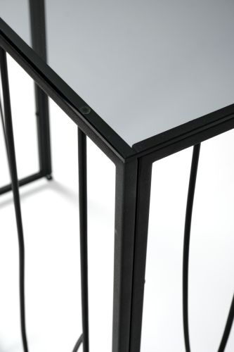 Консольный стол 1021-CB grey черный муар AllConsoles 100x35x80 фото 2