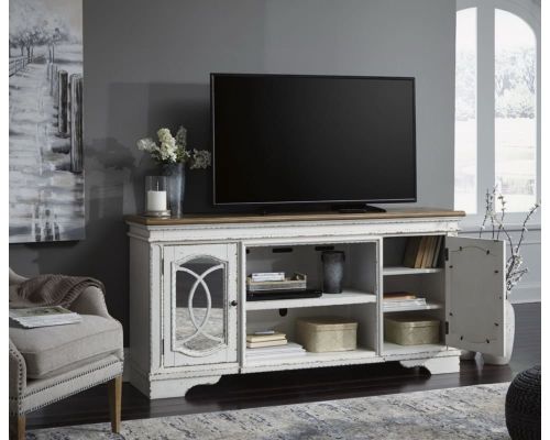 W743-68 ТВ-тумба Realyn, Ashley Furniture 188х46 h=92 см фото 2