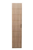 GD-10014/2-3 Шкаф Альто(Alto) пенал c полками,цвет дуб Урбан Кофейный, фасад глухой 50*57*228.5см