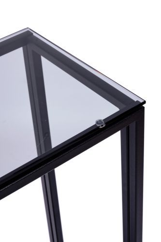 Консольный стол 1082-CB grey черный муар AllConsoles 100x25x80 фото 5