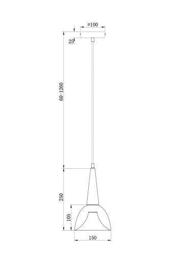 Подвесной светильник Freya FR8009PL-01GB фото 11