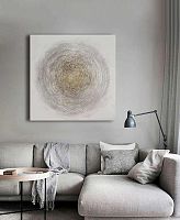 Картина 100*4*100 см | Интерьерное панно с абстрактным сюжетом